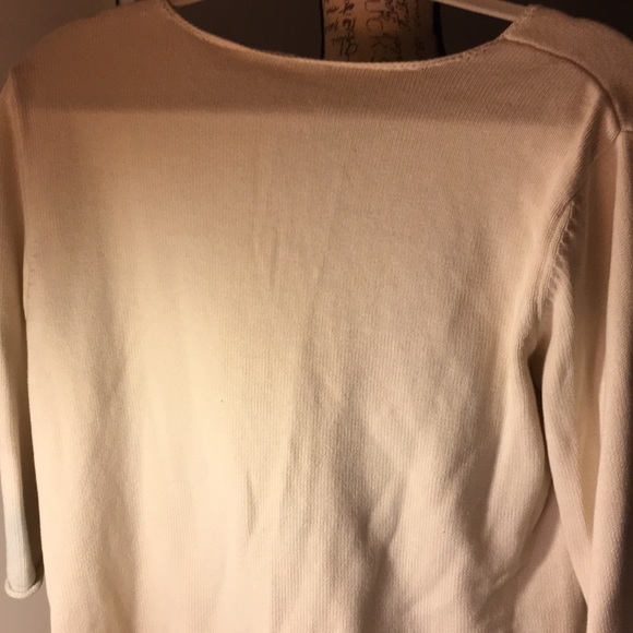 White embellished cardigan, M - Picture 4 of 4